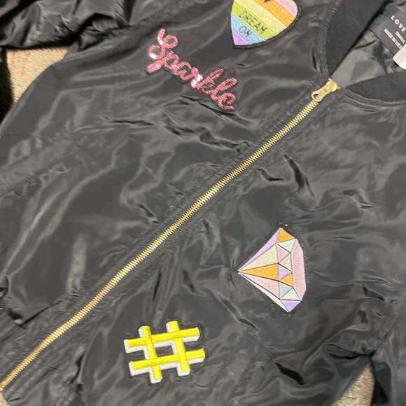 NWT love tree bomber womens size small - Picture 4 of 8